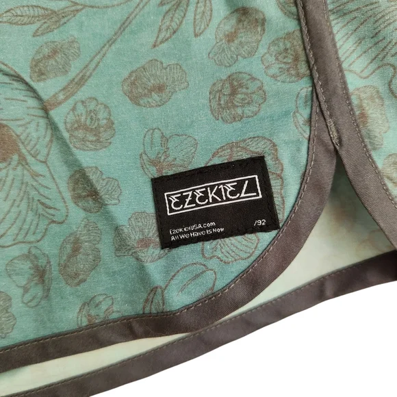 Ezekiel Board Shorts - Aqua Blue and Grey - Picture 4 of 4